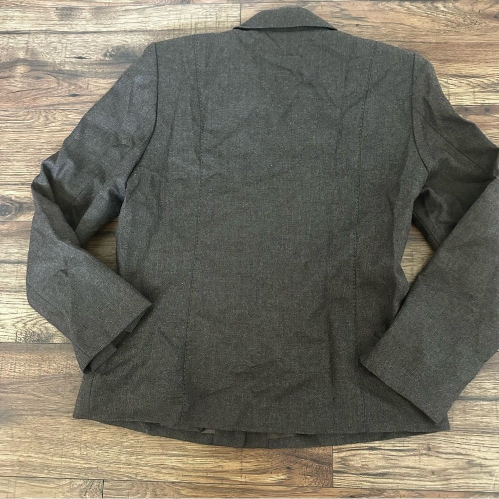 Vintage Pendleton Brown Wool Blazer Womens Sz 10 classic workwear EUC - Picture 6 of 6
